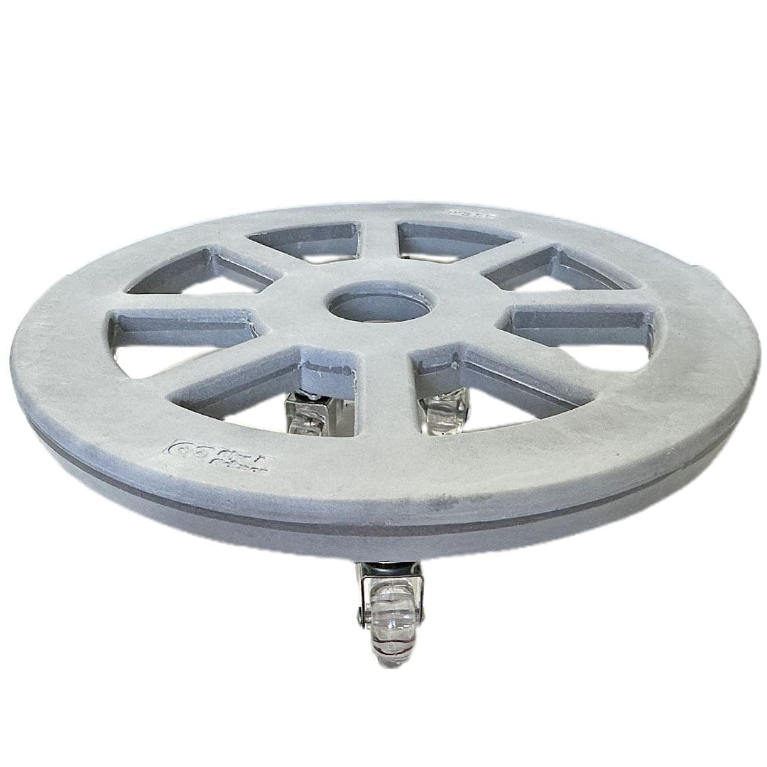 Suporte com Rodas de Silicone para Vasos Redondos