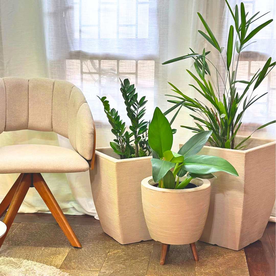 Kit 3 Vasos Berlim + Viena Texturizados Médios