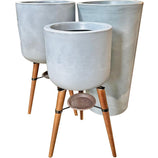 3 Vasos de Luxo Para Planta Decoração Externa Sacada Varanda