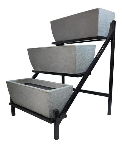 Suporte Escada para Jardineiras de até 60cm