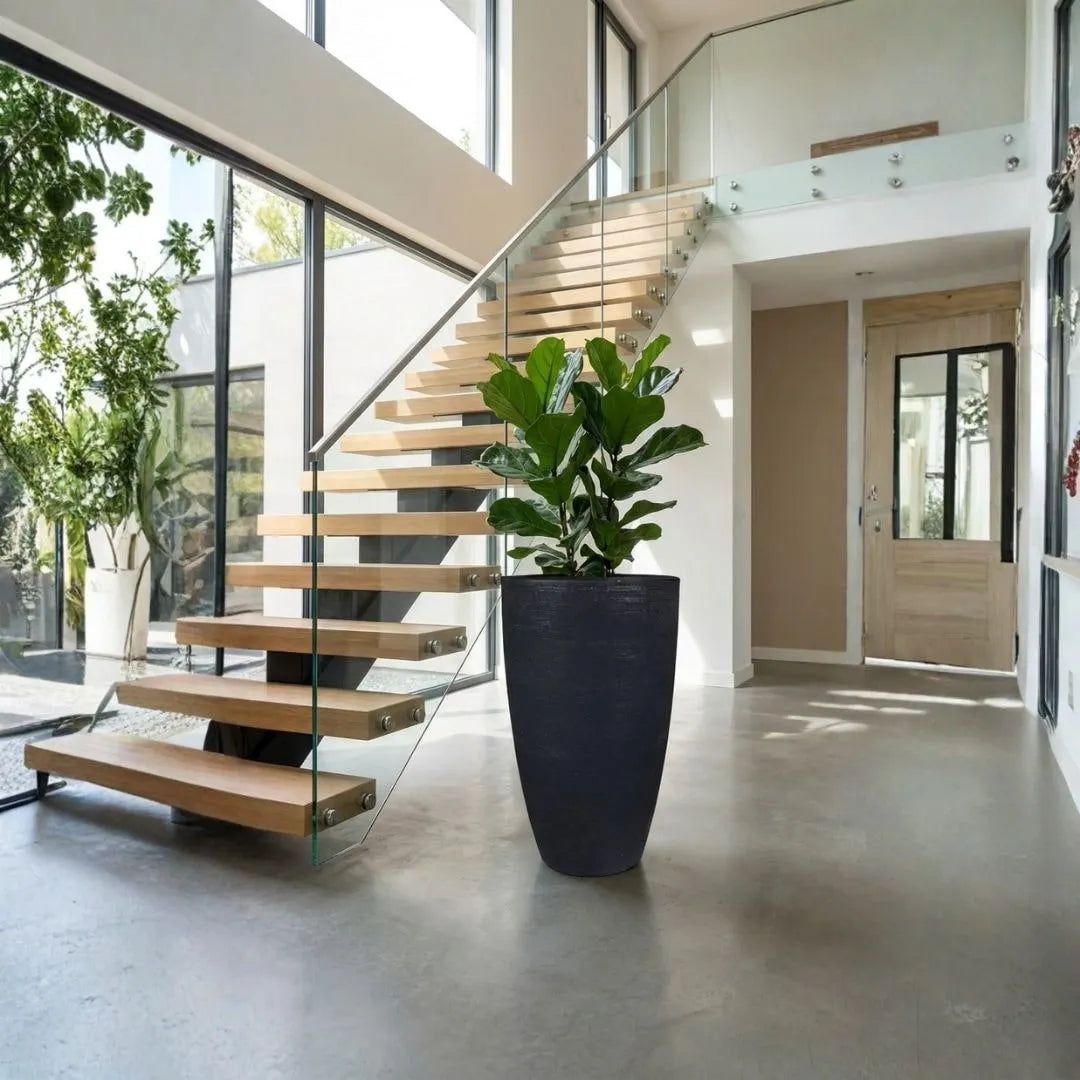 Vaso Pequim em Polietileno Texturizado 68x42cm