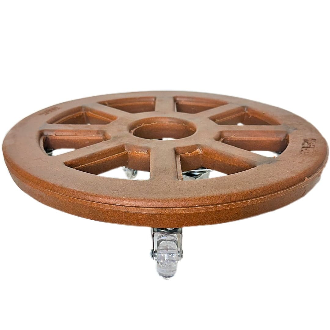 Suporte com Rodas de Silicone para Vasos Redondos