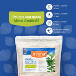 Manta Geotêxtil Drenagem Proteção Vaso Jardim 1m² Avena