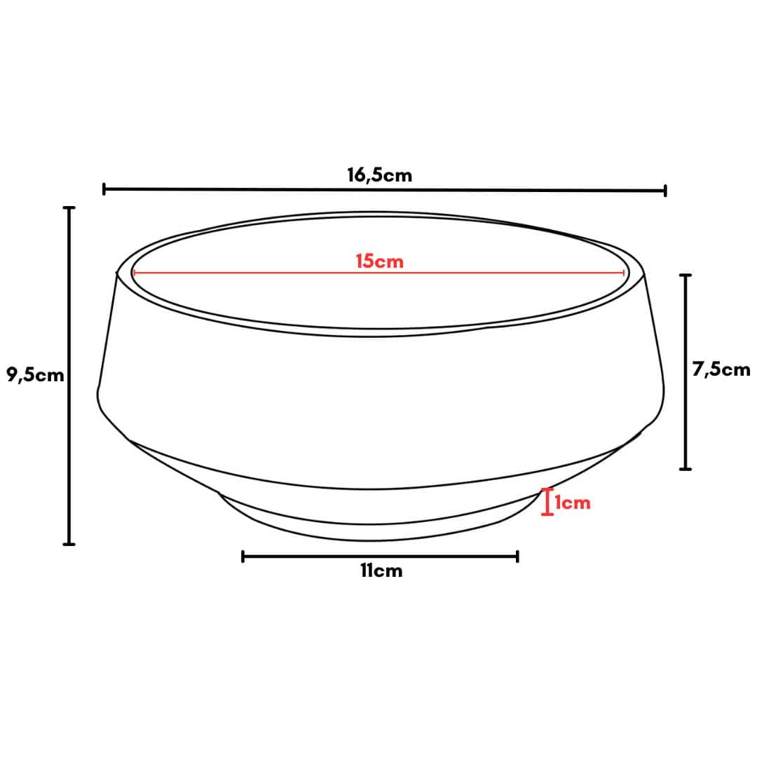Vaso Cachepot Bacia de Cerâmica