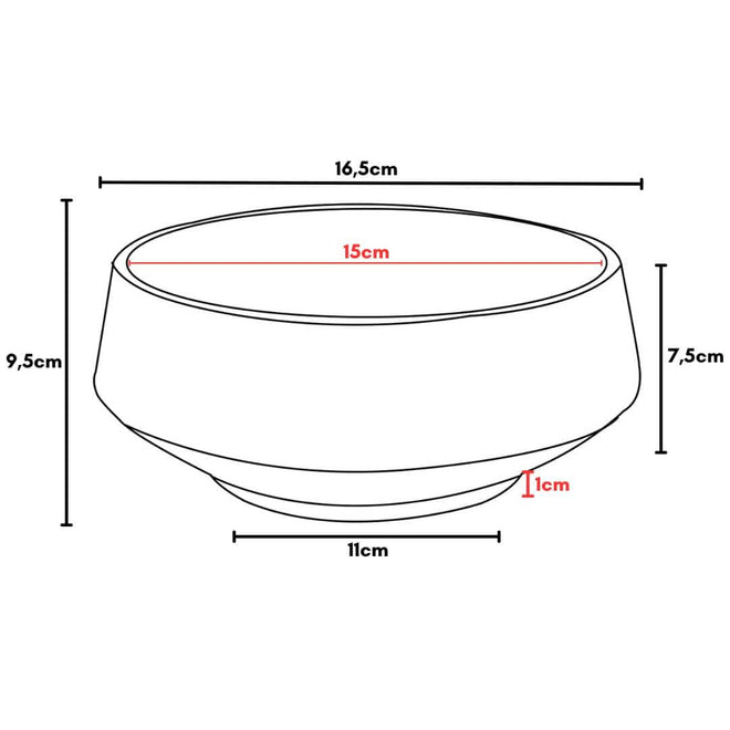 Vaso Cachepot Bacia de Cerâmica
