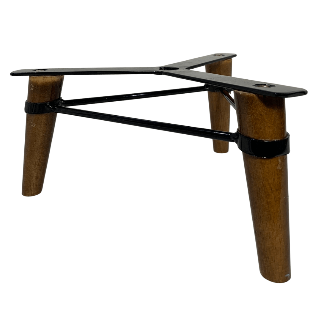 Tripé de Madeira Reforçado para Vasos