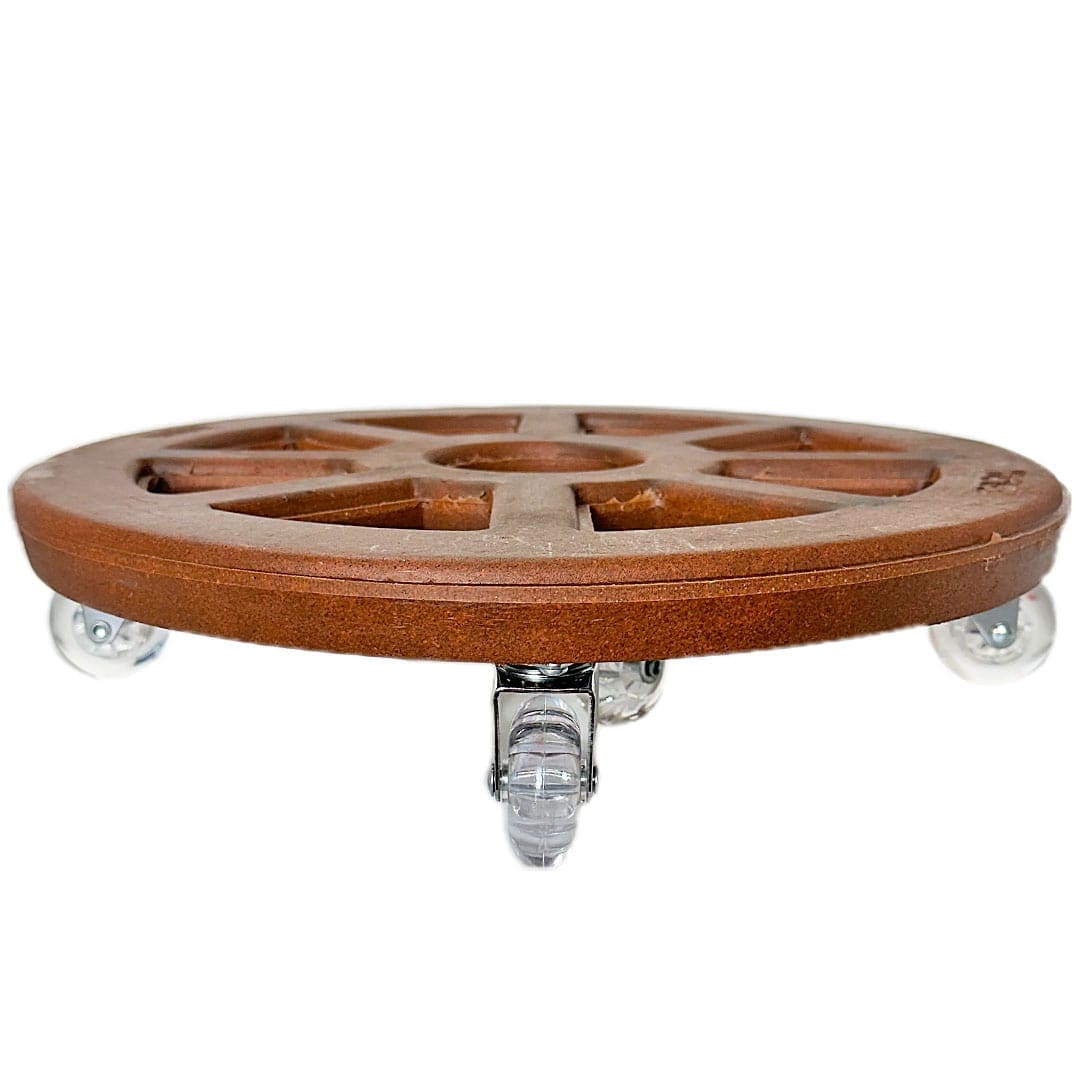 Suporte com Rodas de Silicone para Vasos Redondos