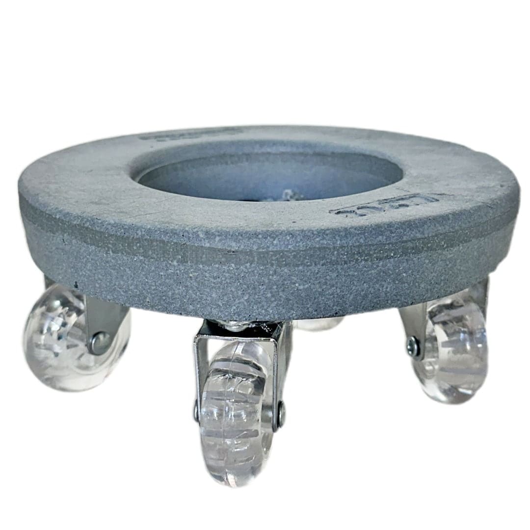 Suporte com Rodas de Silicone para Vasos Redondos