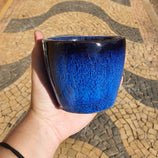 Vaso Cachepot de Cerâmica Esmaltado Brilhante
