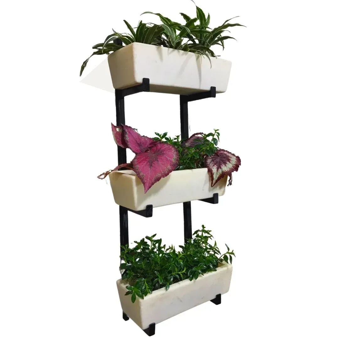 Suporte Jardim Vertical com Jardineira