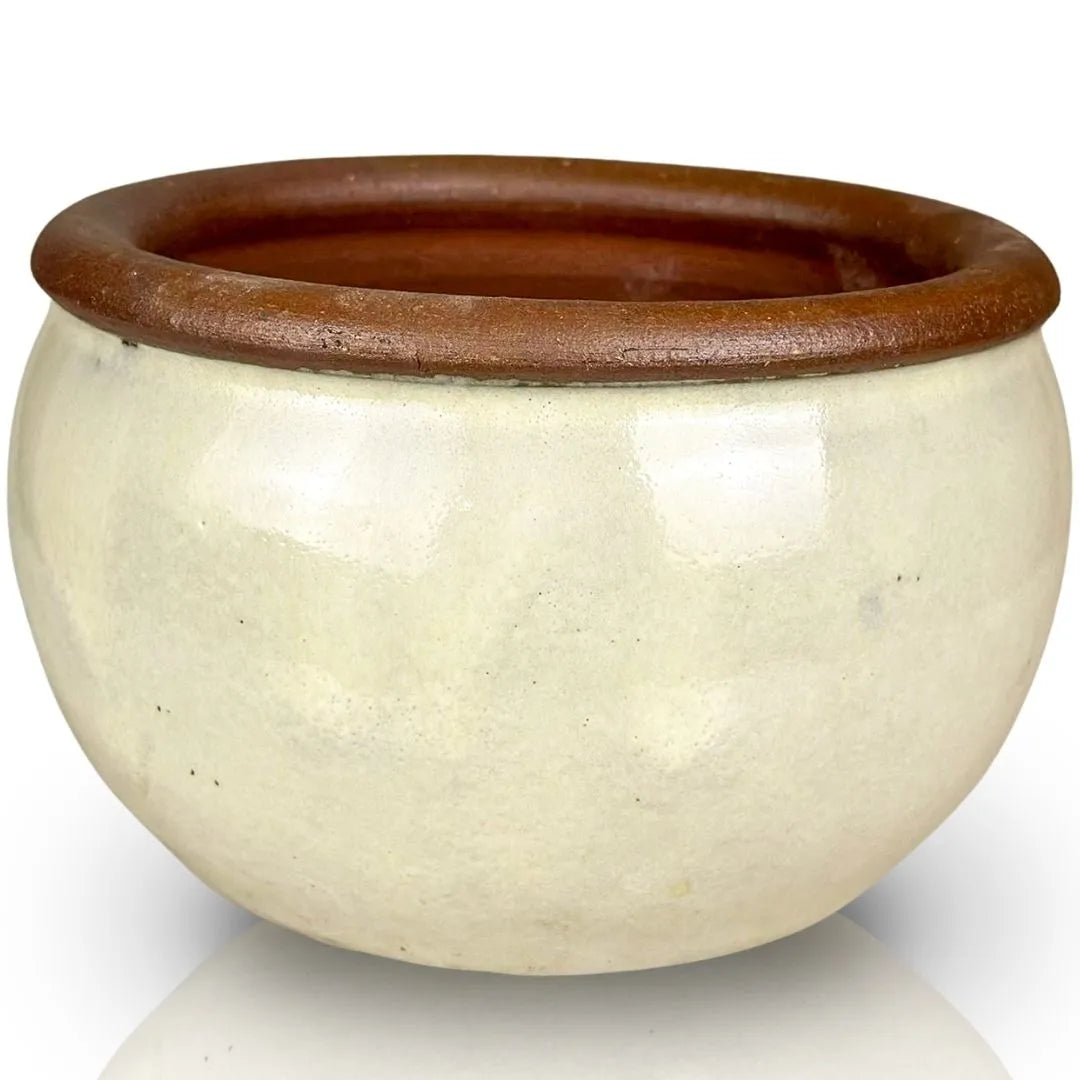 Vaso Cachepot em Cerâmica Esmaltada 15cm