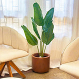 Planta Artificial Bananeira de Jardim Árvore Realista 1,15m