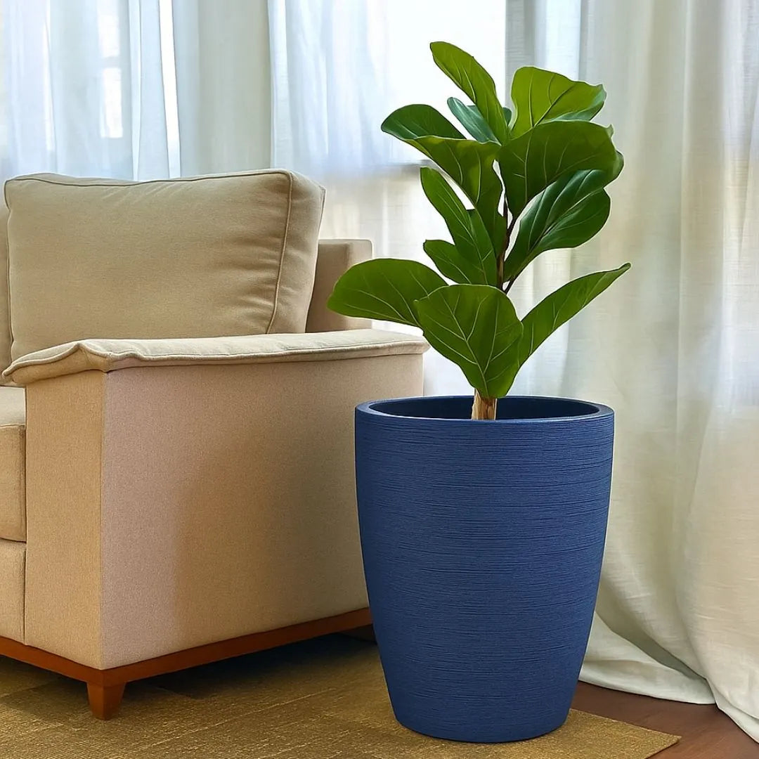 Vaso Pequim em Polietileno Texturizado 52x39cm