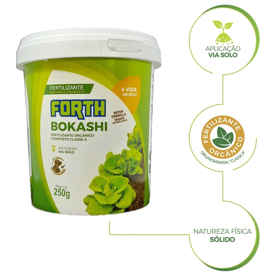 Adubo Fertilizante Bokashi Korin Forth 250g p/ Plantas