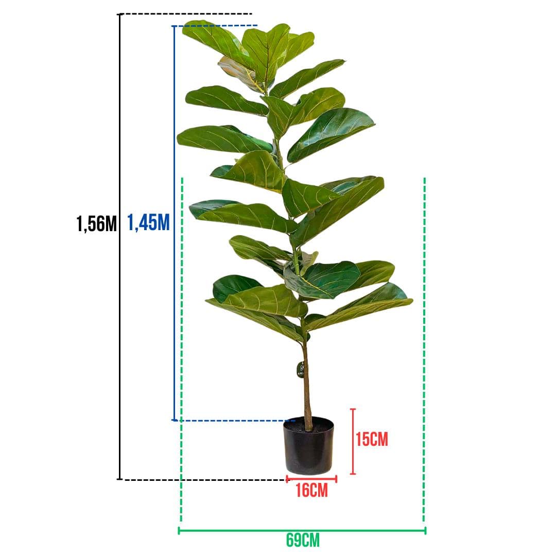 Planta Artificial Ficus Lyrata 1,5m