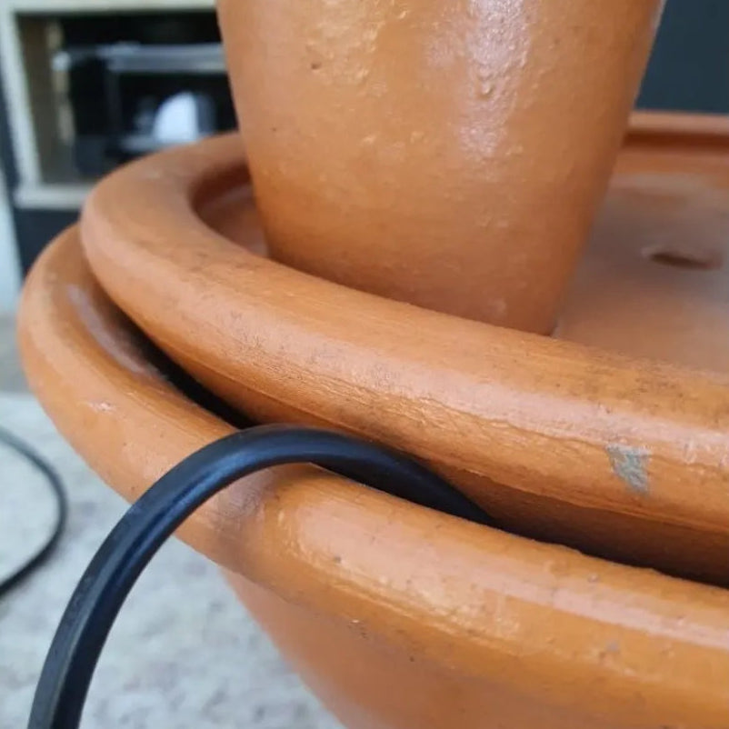 Fonte de Água de Cerâmica com Bomba Submersa