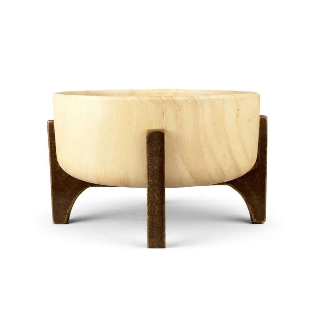 Vaso Bacia Linha Genebra com Suporte de Madeira