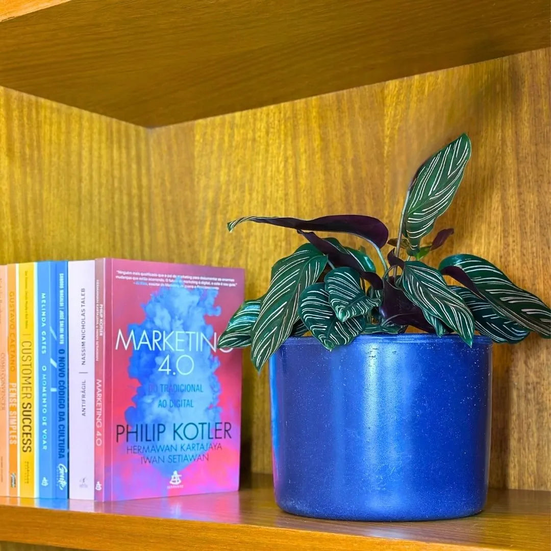 Vaso Decorativo Redondo Mini Doha 14x19cm