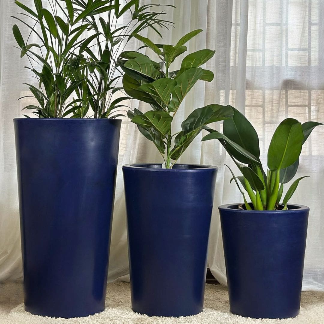 Kit 3 Vasos Damasco Brilhantes