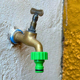Adaptador Para Torneira Bico de Engate 1/2 e 3/4 Trapp - Verde Garden