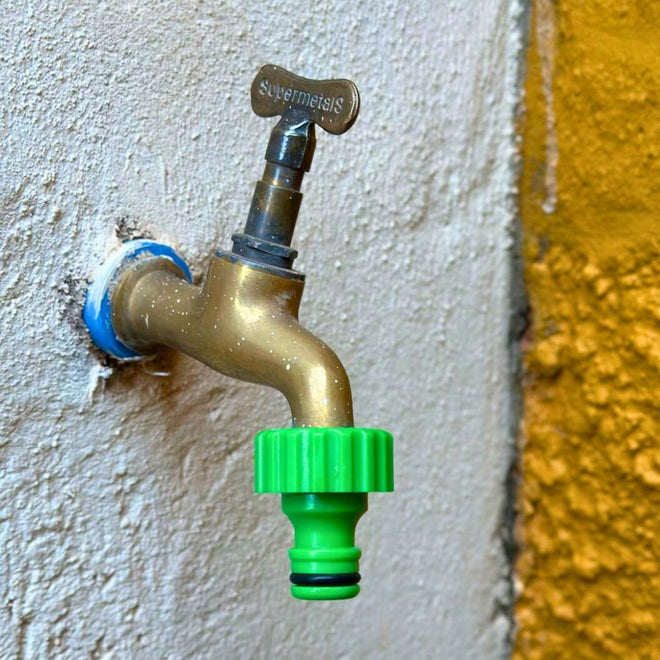 Adaptador Para Torneira Bico de Engate 1/2 e 3/4 Trapp - Verde Garden