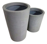 Kit 2 Vasos Linha Damasco Texturizado em Polietileno