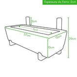 Suporte Jardim Vertical com Jardineira