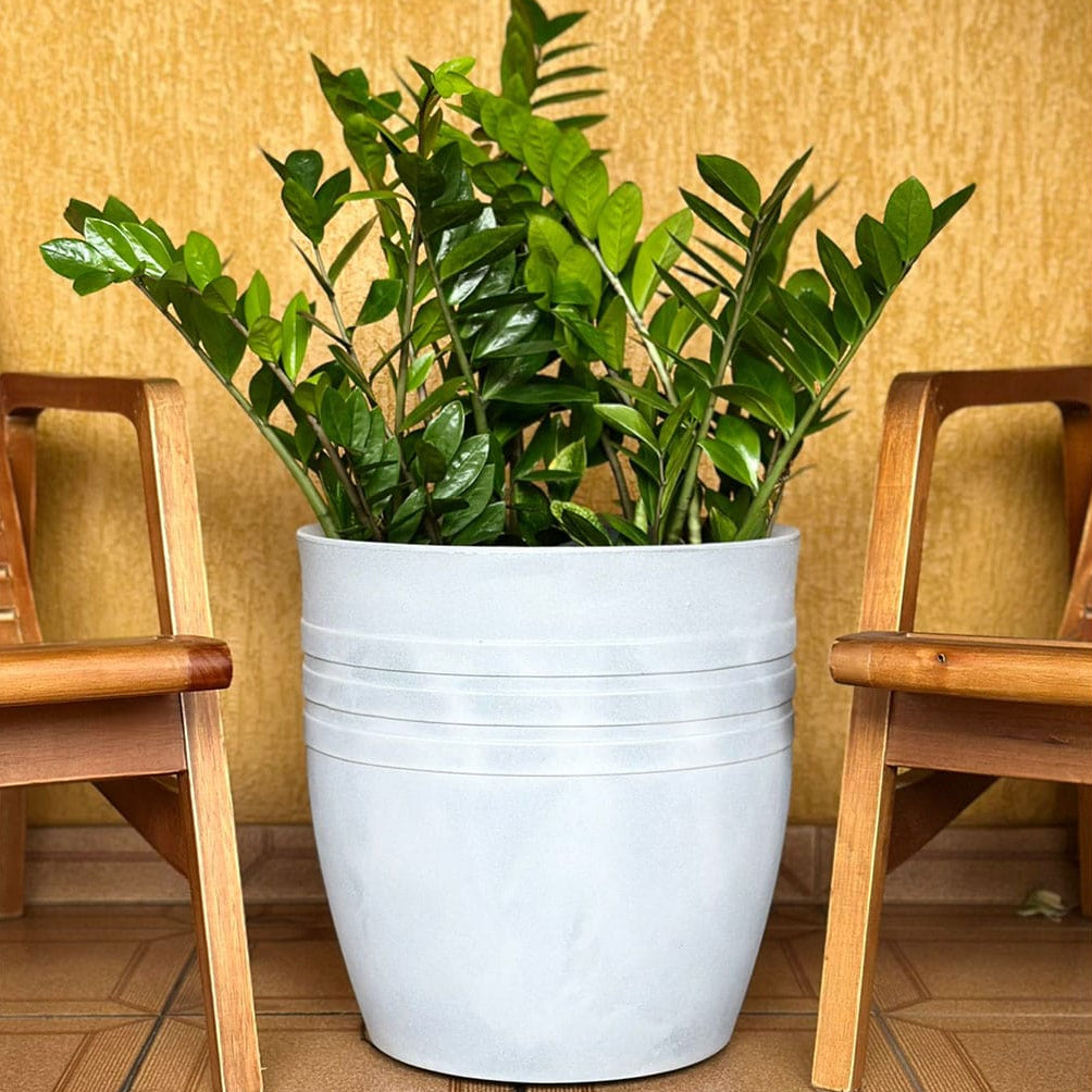 Vaso Mônaco Texturizado em Polietileno