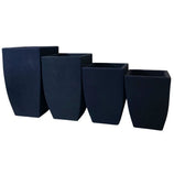 Kit 4 Vasos Quadrados Viena