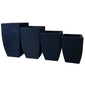 Kit 4 Vasos Quadrados Viena
