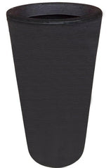 Kit Vaso Damasco Texturizado + Suporte com rodinhas