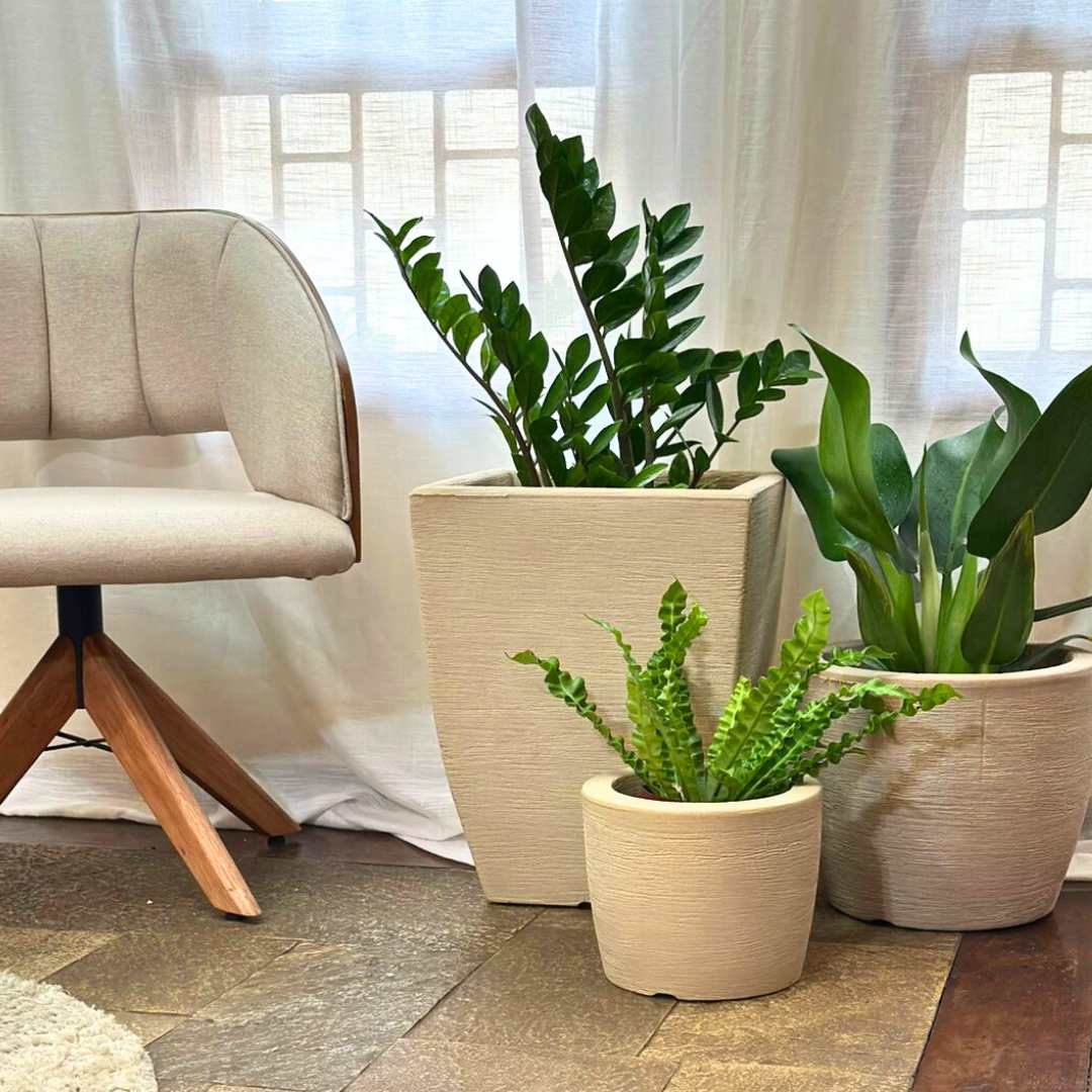 Kit 3 Vasos Texturizados Pequenos