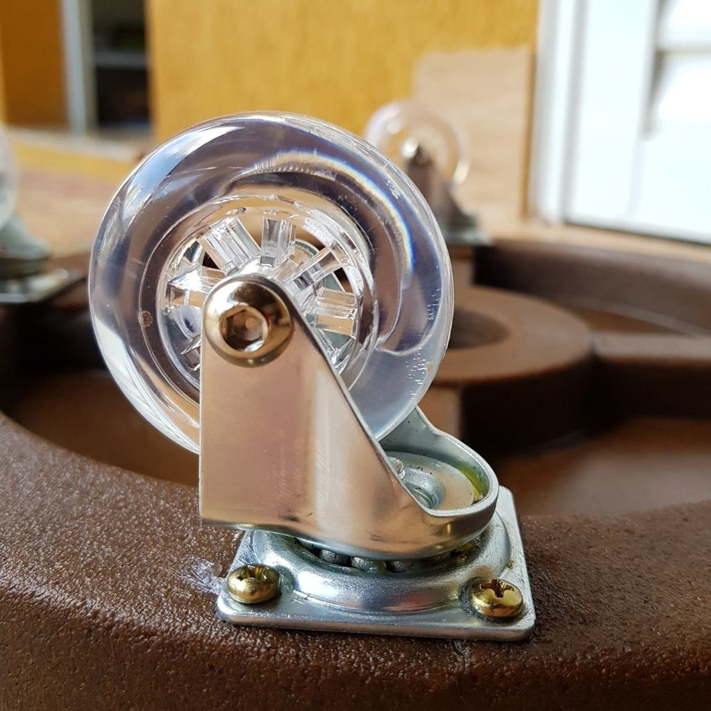 Prato Redondo com Reservatório e Rodas - Anti dengue