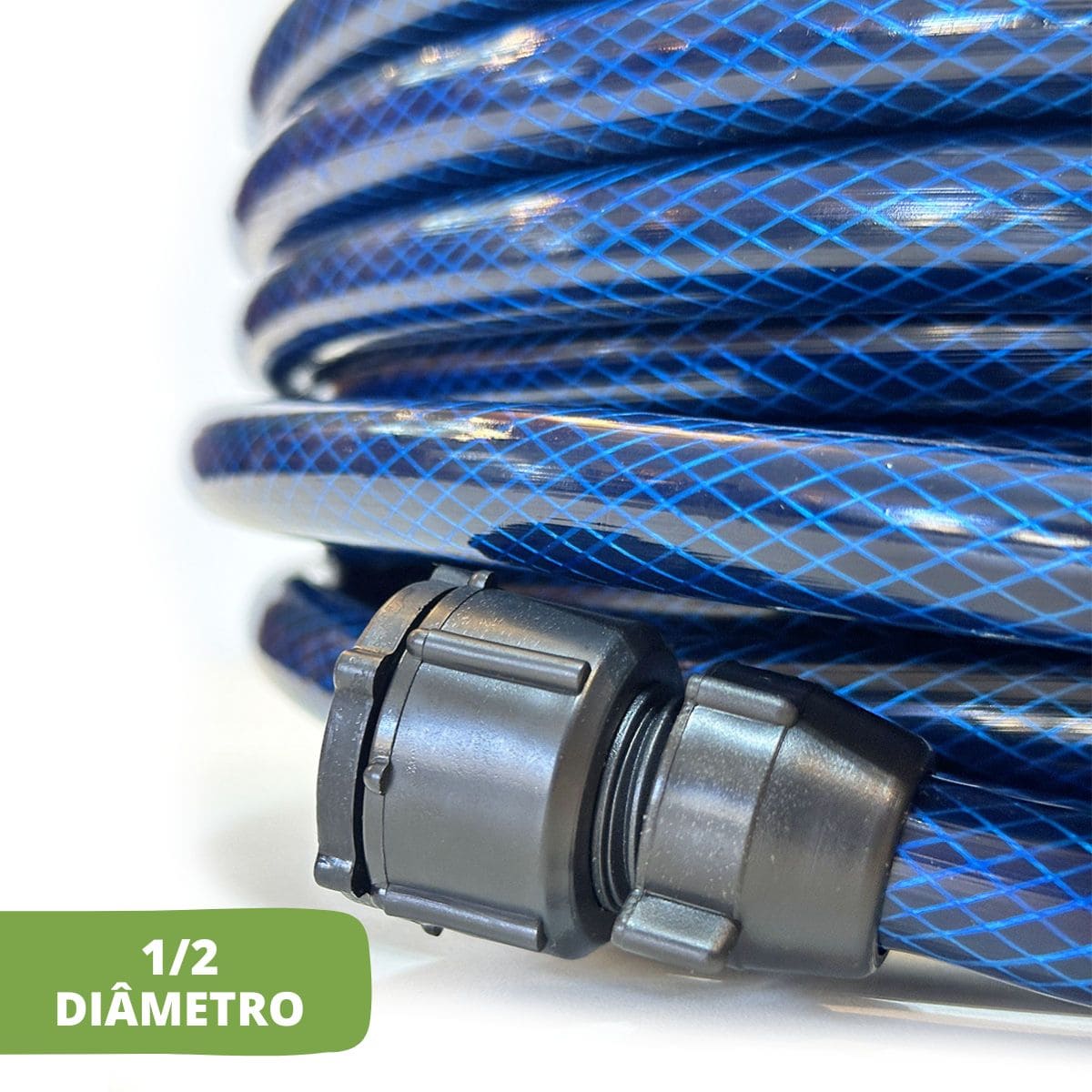 Mangueira de Jardim 1/2" Trançada com Esguicho PVC
