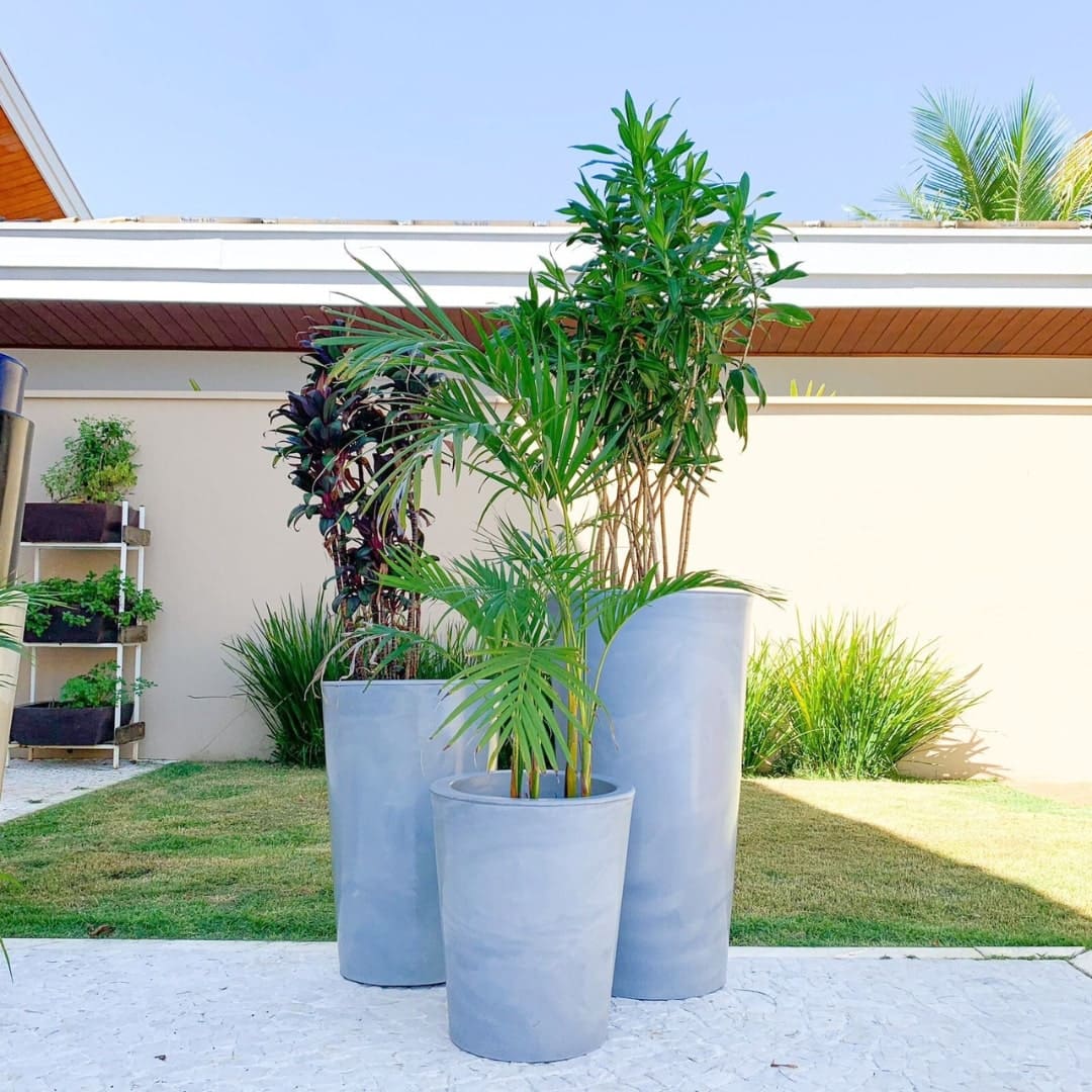 Kit 3 Vasos Damasco Brilhantes