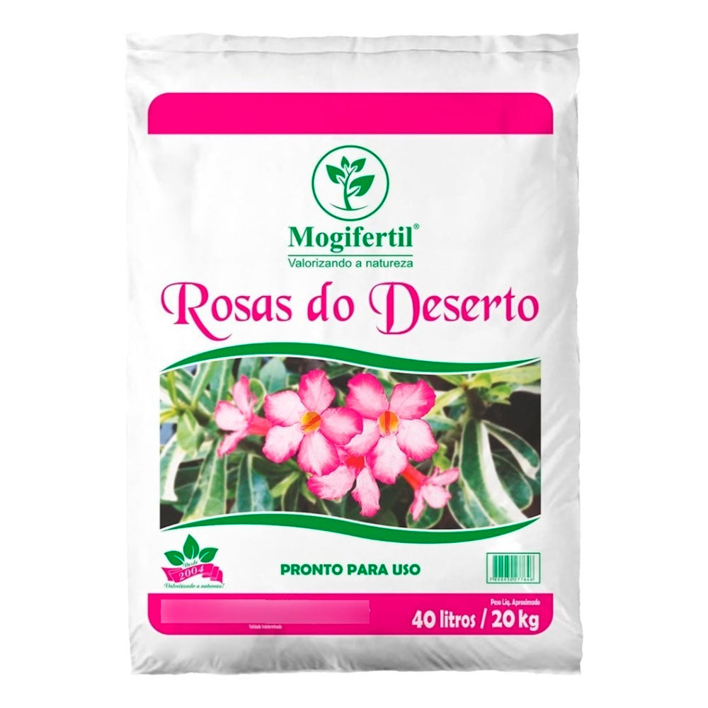 Substrato Terra Vegetal para Rosa do Deserto 20kg