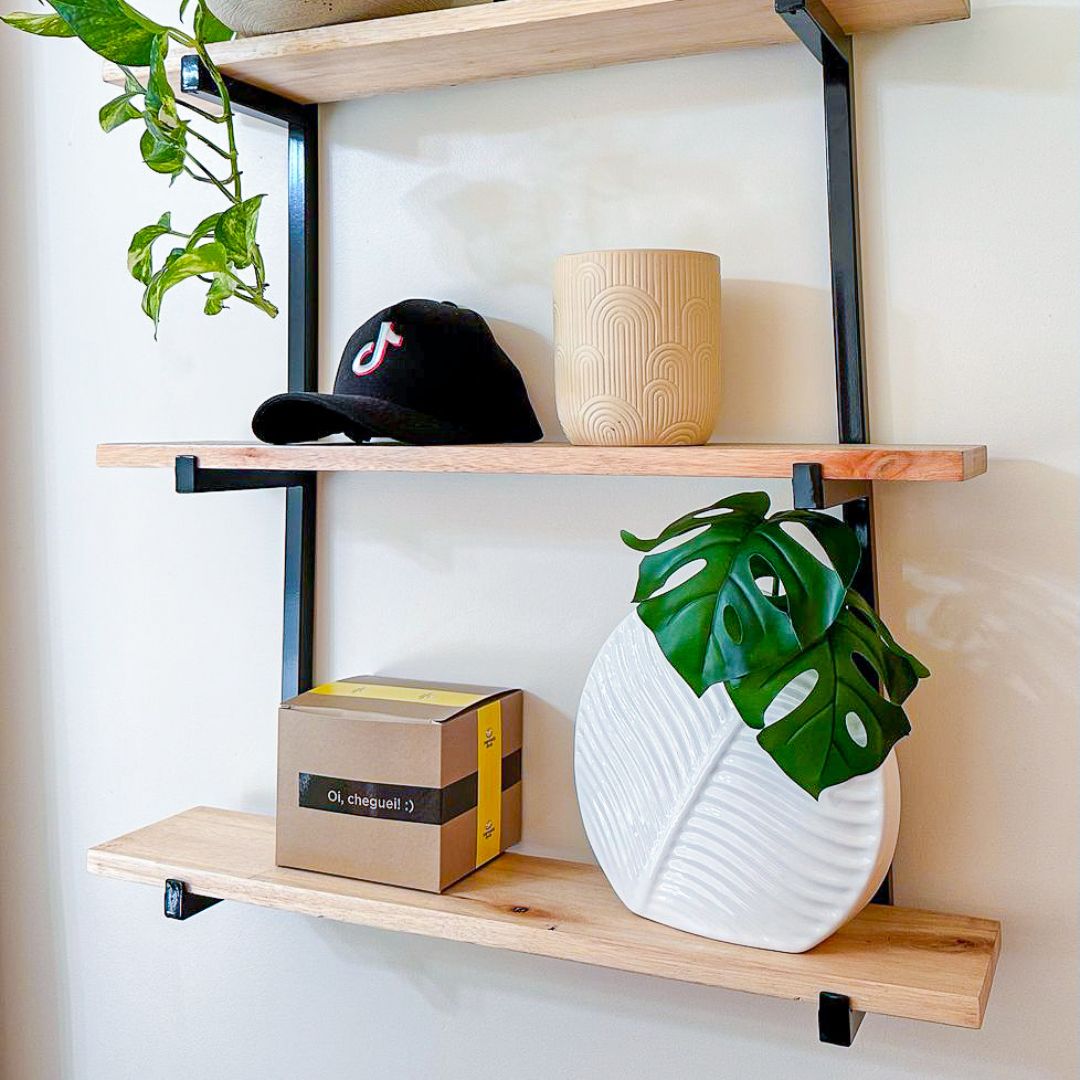 Vaso Cachepot Folha em Dolomita