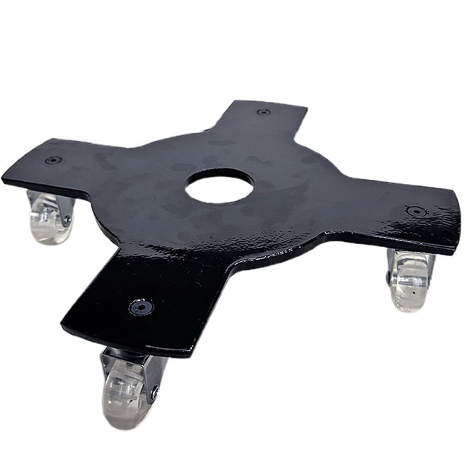 Suporte Cruzeta de Alumínio com Rodas de Silicone