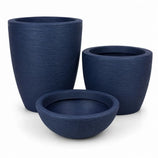 Kit 3 Vasos Texturizados Médios