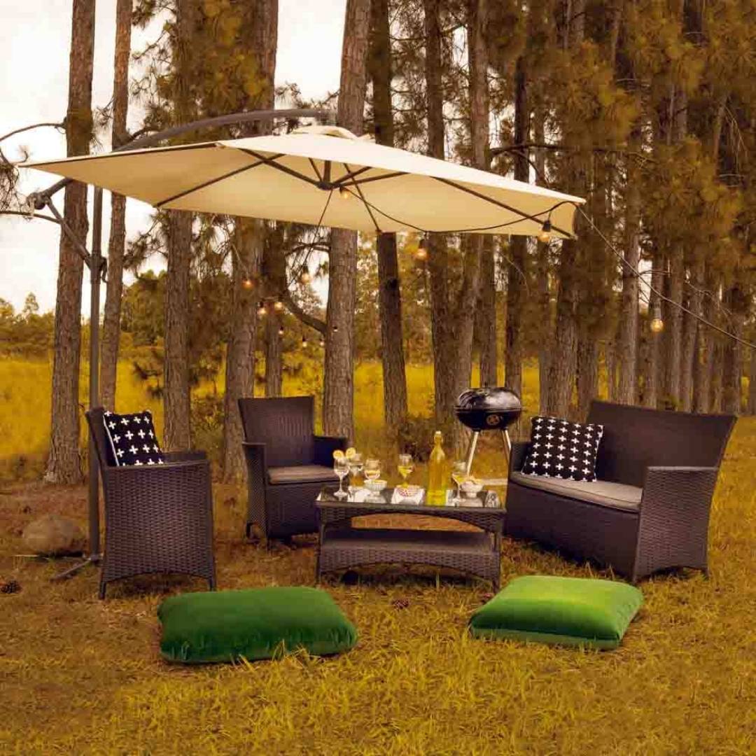 Ombrelone Bora Bora Suspenso Lateral 3m