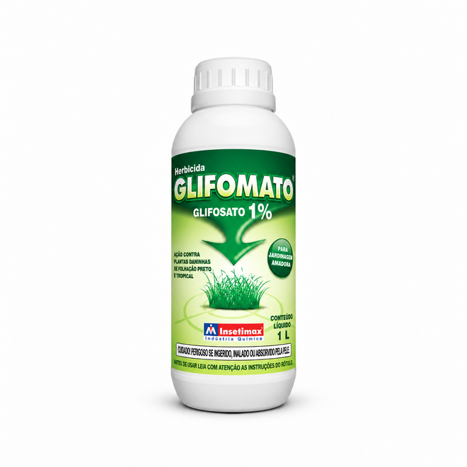 Herbicida Glifomato Elimina Mato Insetimax 1L