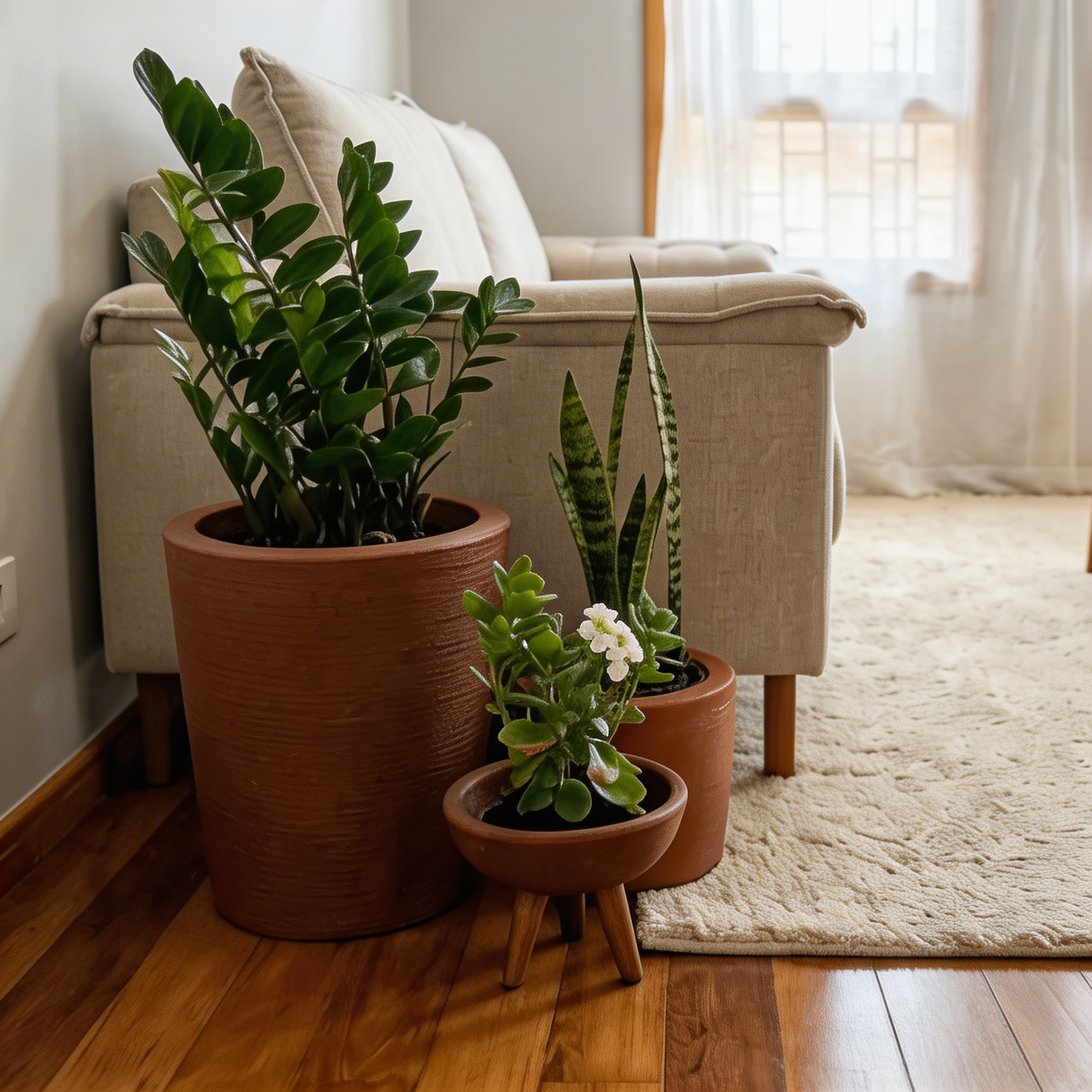 Kit 3 Vasos Decorativos para Pequenos Espaços