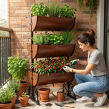 Horta Vertical com 6 Jardineiras