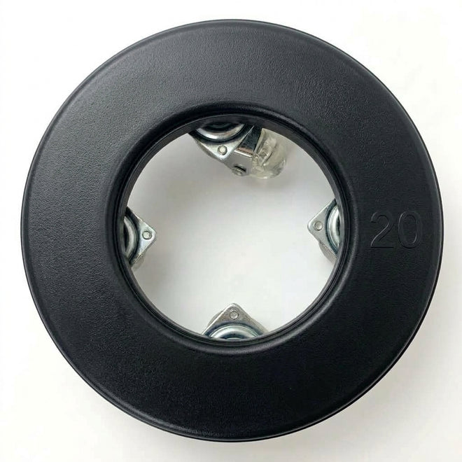 Suporte com Rodas de Silicone para Vasos Redondos