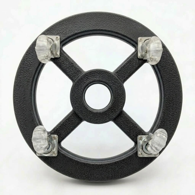 Suporte com Rodas de Silicone para Vasos Redondos