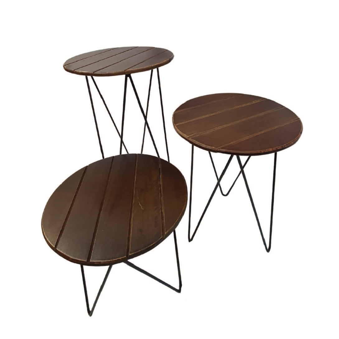 Conjunto com 3 Mesinhas de Canto