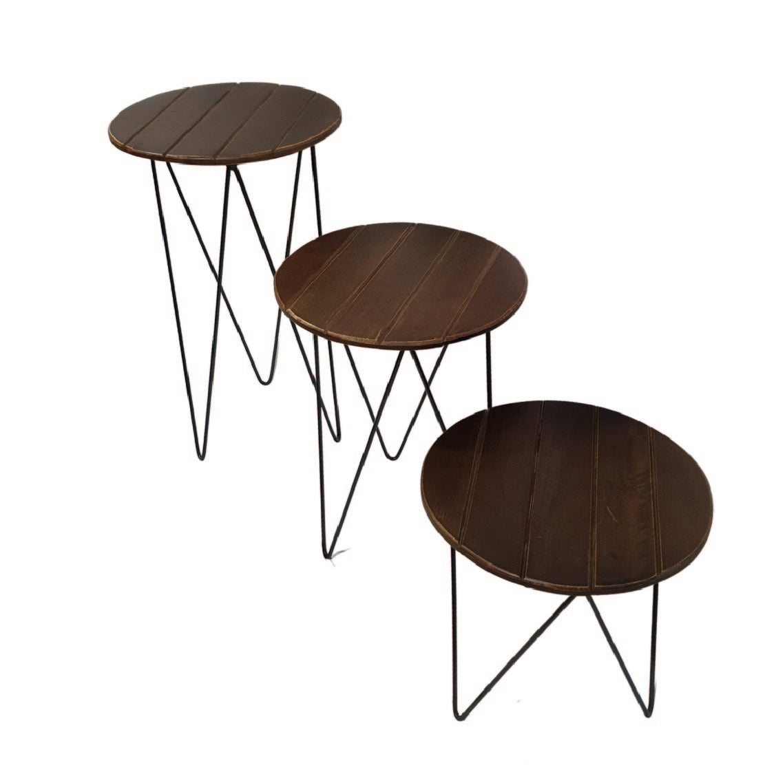 Conjunto com 3 Mesinhas de Canto