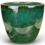 Vaso Cachepot de Cerâmica Esmaltado Brilhante