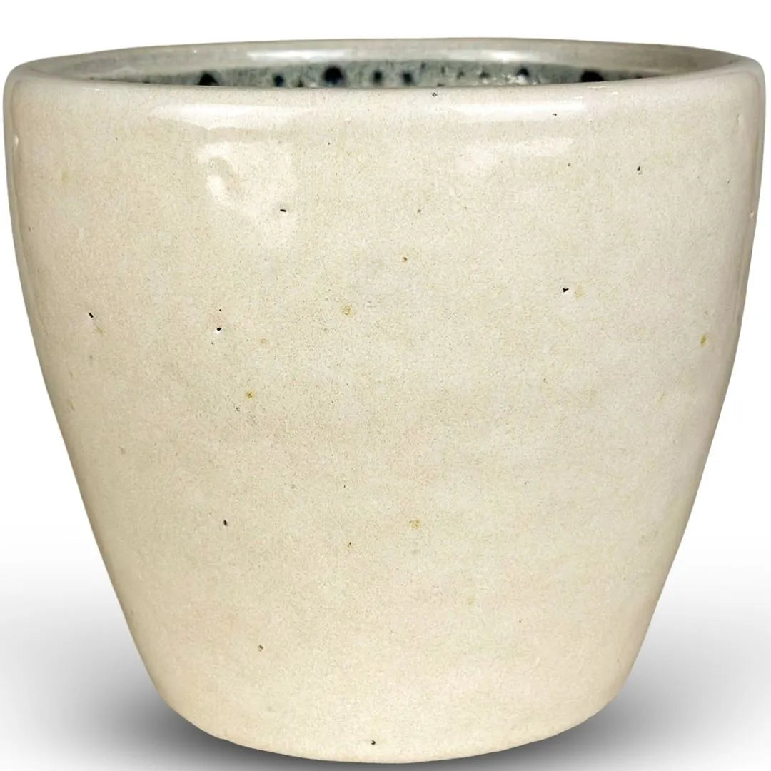 Vaso Cachepot de Cerâmica Esmaltado Brilhante