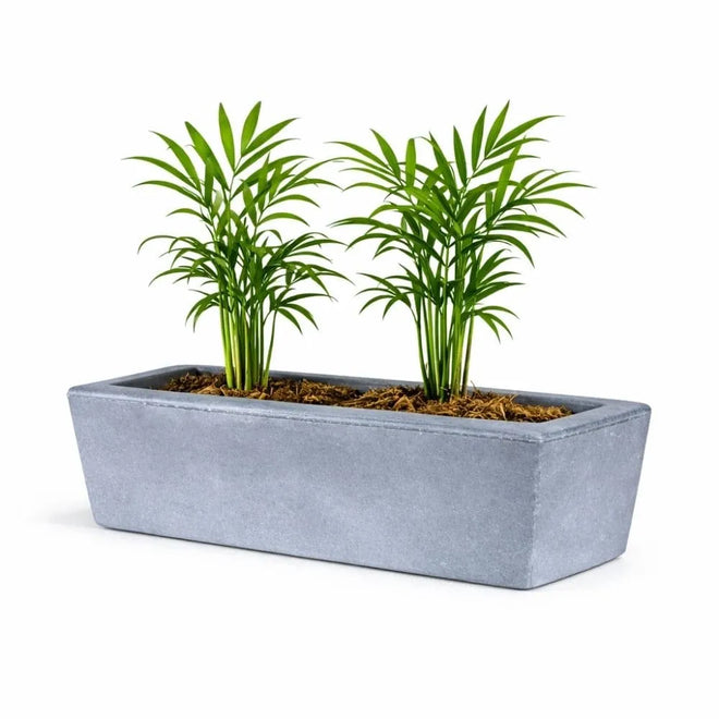 Jardineira Havana Retangular em Polietileno 37x15cm